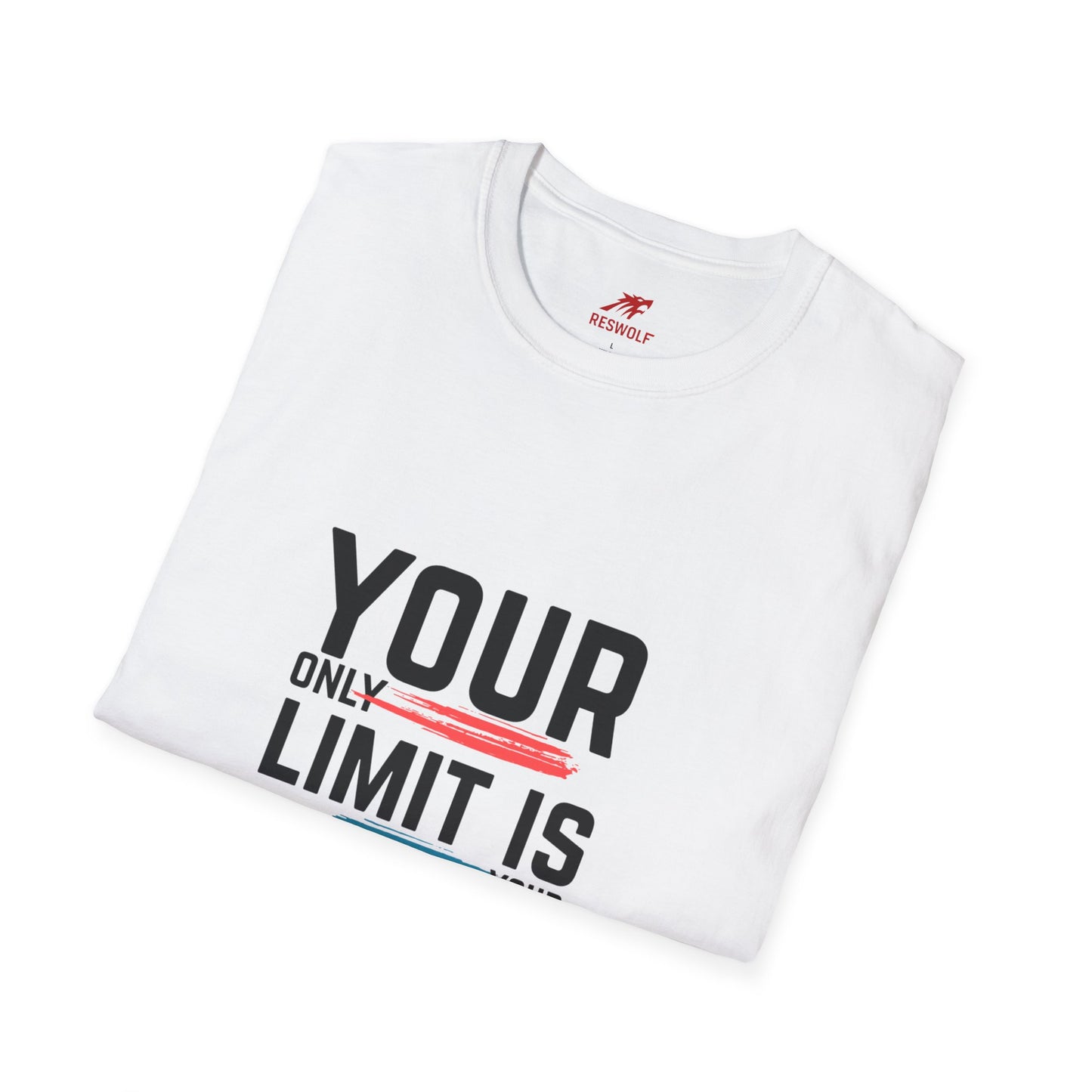 Inspirational Unisex Softstyle T-Shirt - 'Your Only Limit Is Your Mind'