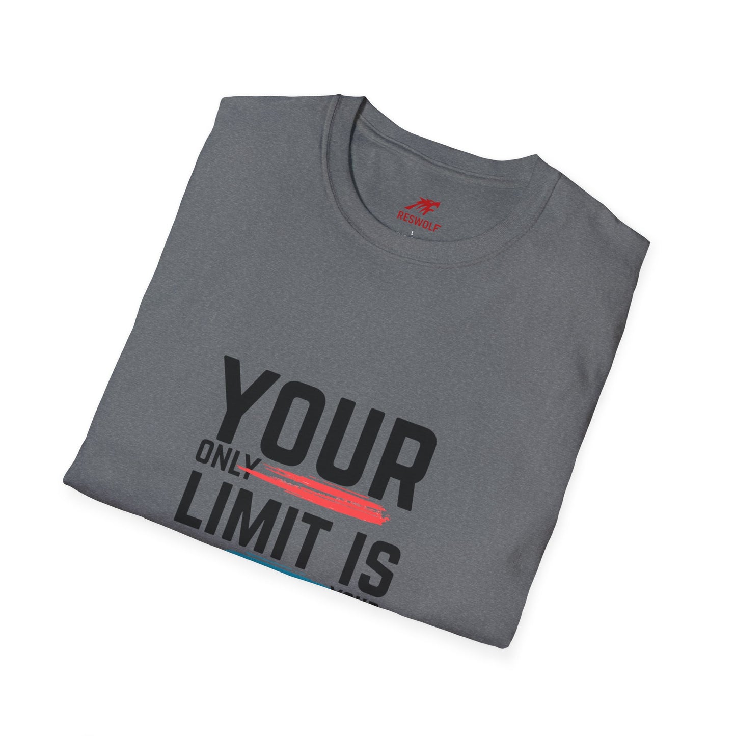 Inspirational Unisex Softstyle T-Shirt - 'Your Only Limit Is Your Mind'