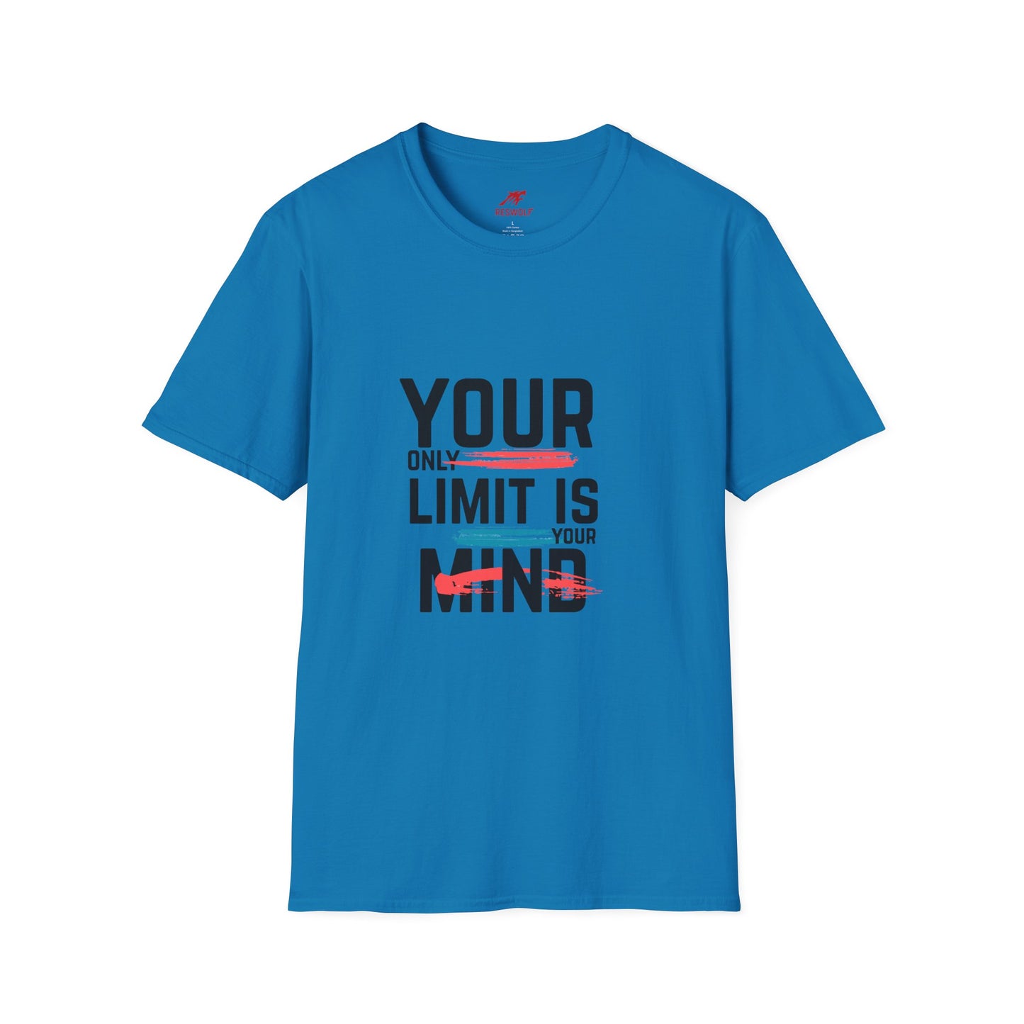 Inspirational Unisex Softstyle T-Shirt - 'Your Only Limit Is Your Mind'