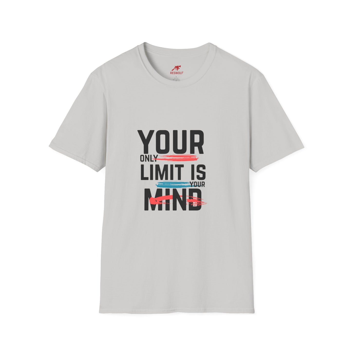 Inspirational Unisex Softstyle T-Shirt - 'Your Only Limit Is Your Mind'