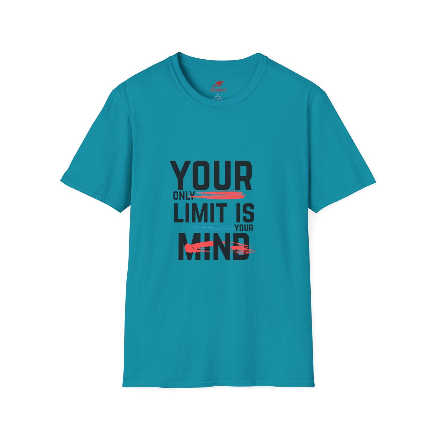 Inspirational Unisex Softstyle T-Shirt - 'Your Only Limit Is Your Mind'