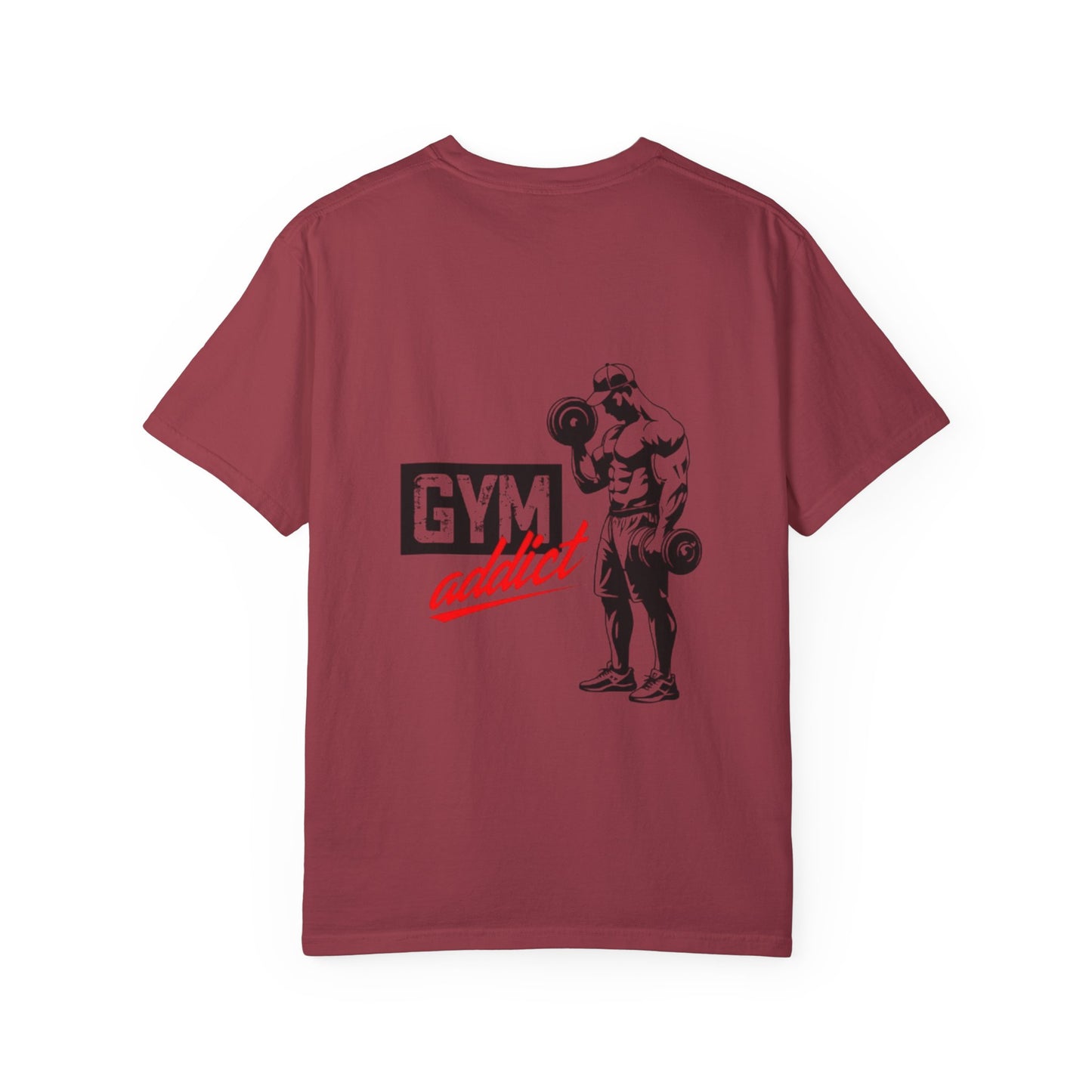 Gym Addict Unisex Garment-Dyed T-Shirt - Workout Apparel for Fitness Enthusiasts