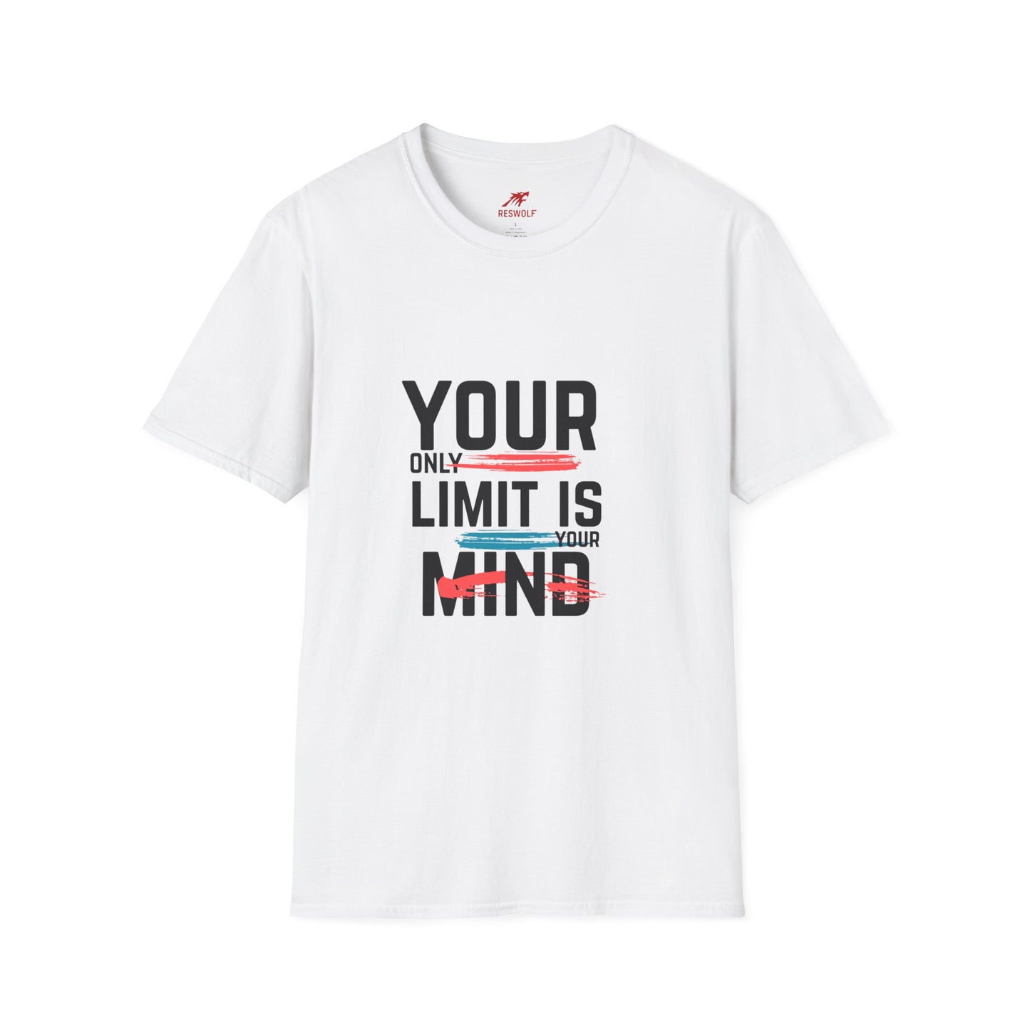 Inspirational Unisex Softstyle T-Shirt - 'Your Only Limit Is Your Mind'