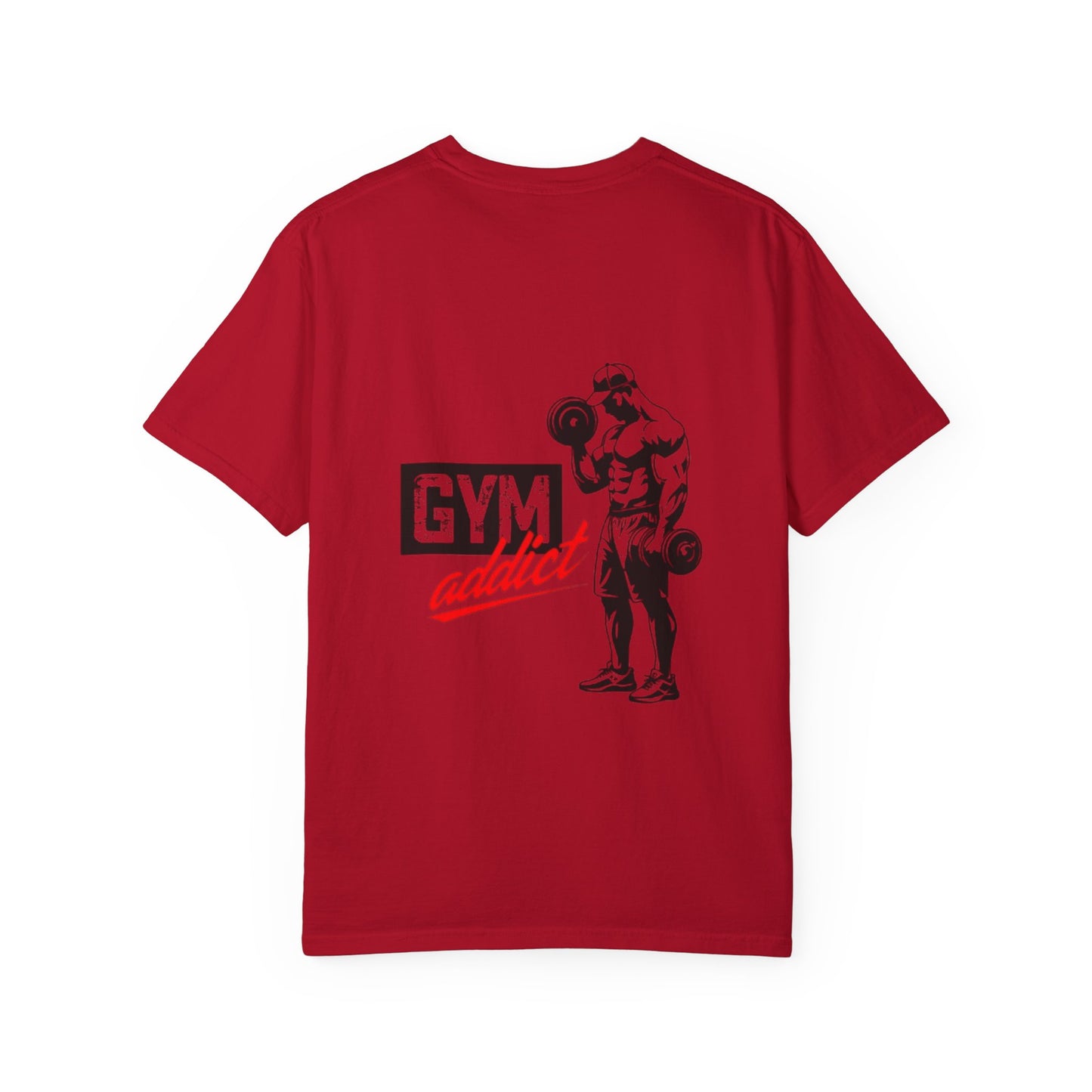 Gym Addict Unisex Garment-Dyed T-Shirt - Workout Apparel for Fitness Enthusiasts