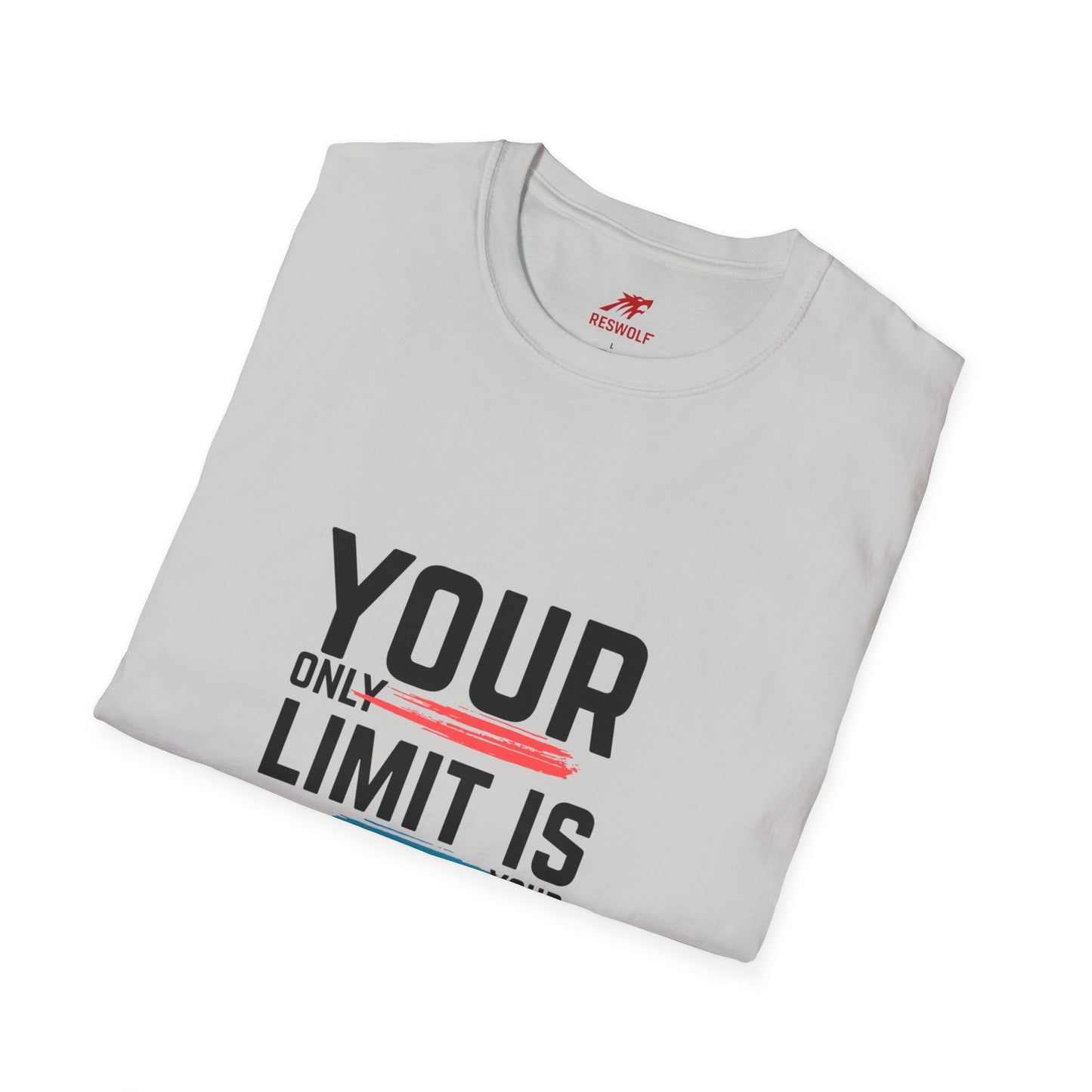 Inspirational Unisex Softstyle T-Shirt - 'Your Only Limit Is Your Mind'