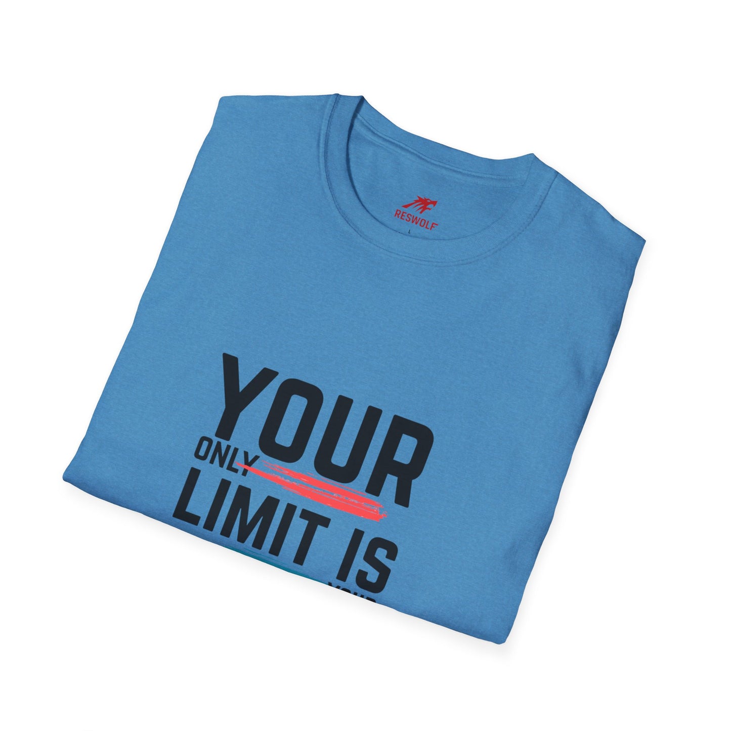 Inspirational Unisex Softstyle T-Shirt - 'Your Only Limit Is Your Mind'