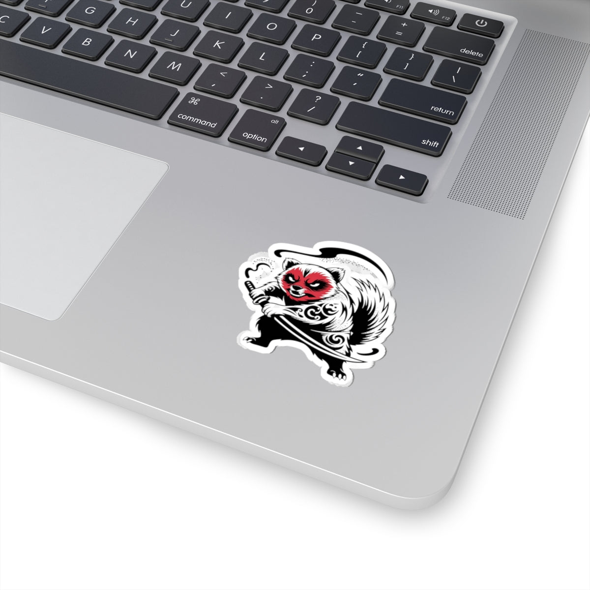 Wild and Fearless—Artistic Samurai Panda Vinyl Sticker