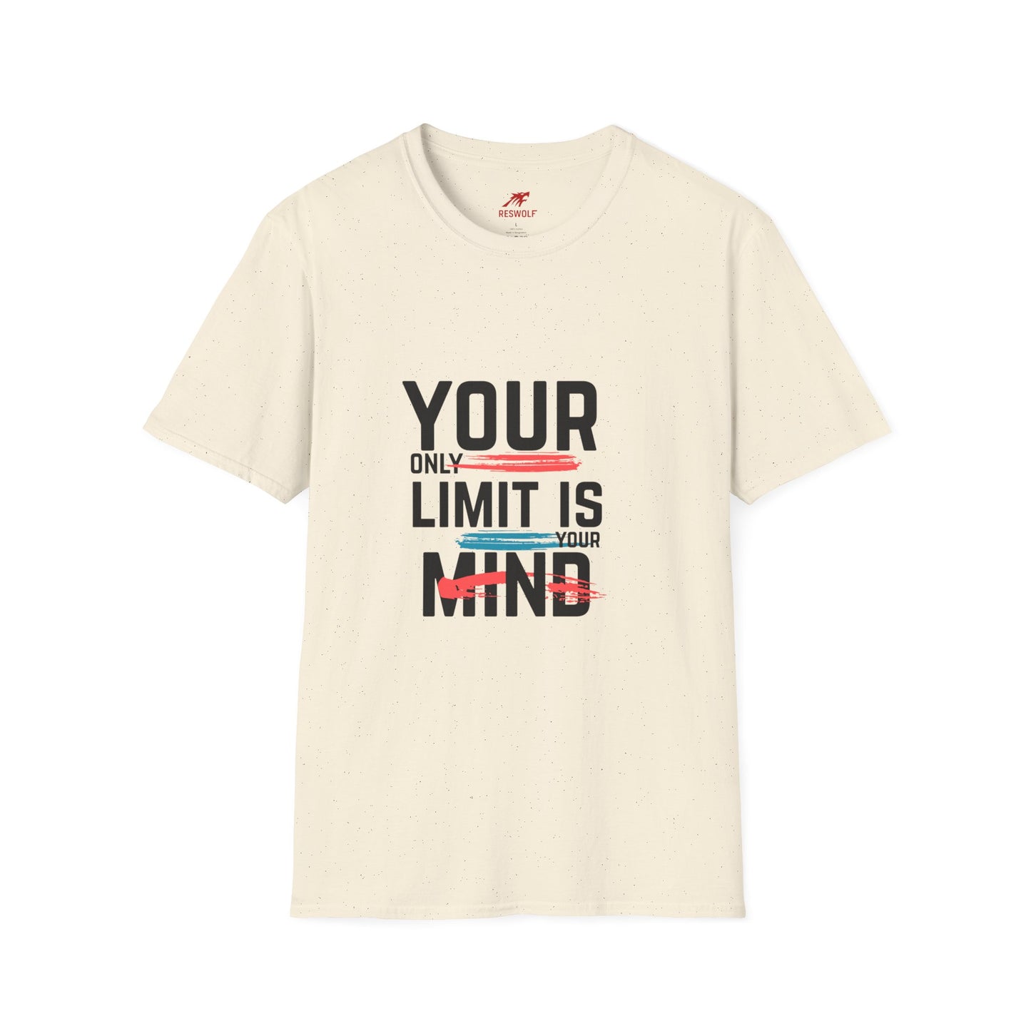 Inspirational Unisex Softstyle T-Shirt - 'Your Only Limit Is Your Mind'
