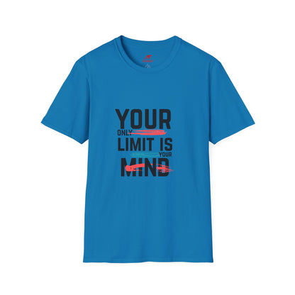 Inspirational Unisex Softstyle T-Shirt - 'Your Only Limit Is Your Mind'
