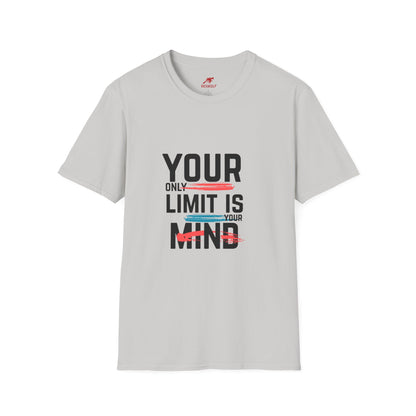 Inspirational Unisex Softstyle T-Shirt - 'Your Only Limit Is Your Mind'