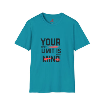 Inspirational Unisex Softstyle T-Shirt - 'Your Only Limit Is Your Mind'