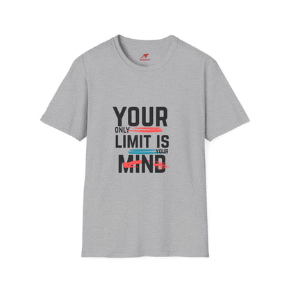 Inspirational Unisex Softstyle T-Shirt - 'Your Only Limit Is Your Mind'