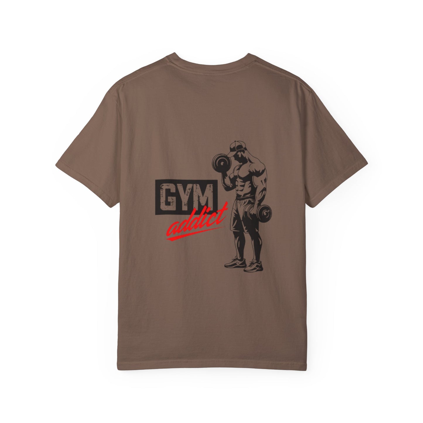 Gym Addict Unisex Garment-Dyed T-Shirt - Workout Apparel for Fitness Enthusiasts
