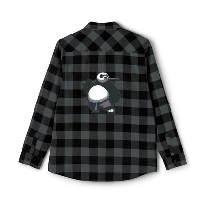 Cozy Unisex Flannel Shirt with Panda Design – Perfect for Casual Wear