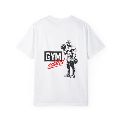 Gym Addict Unisex Garment-Dyed T-Shirt - Workout Apparel for Fitness Enthusiasts