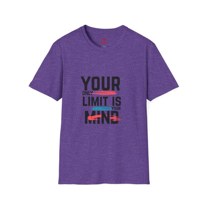 Inspirational Unisex Softstyle T-Shirt - 'Your Only Limit Is Your Mind'