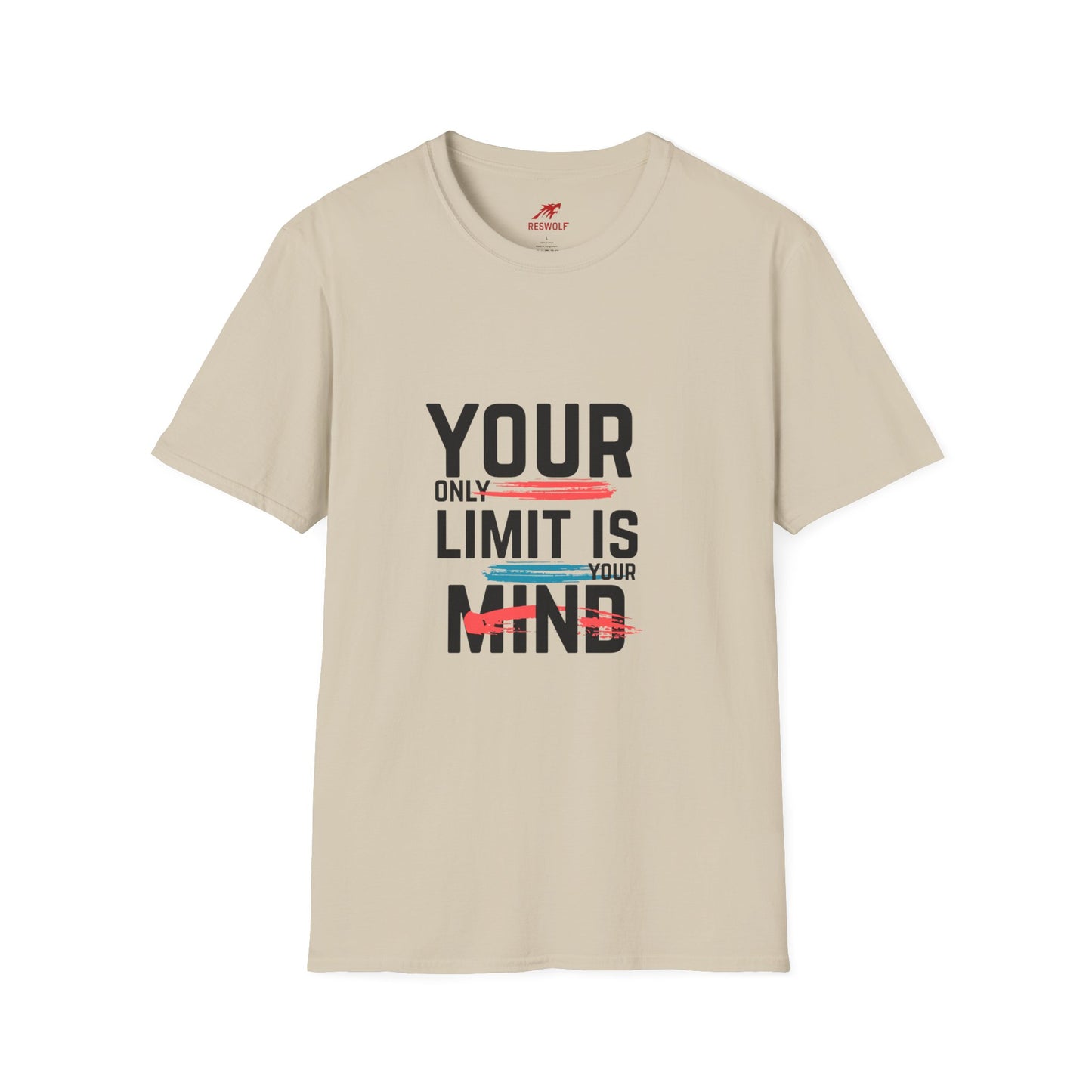 Inspirational Unisex Softstyle T-Shirt - 'Your Only Limit Is Your Mind'