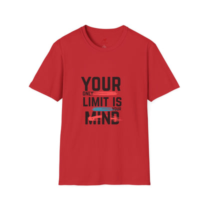 Inspirational Unisex Softstyle T-Shirt - 'Your Only Limit Is Your Mind'