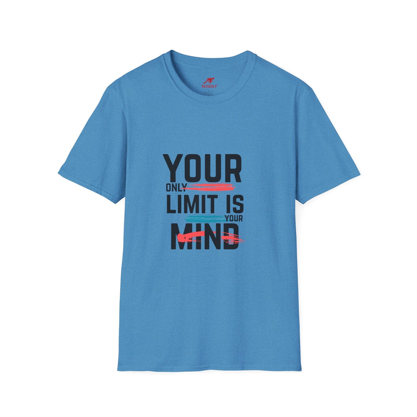 Inspirational Unisex Softstyle T-Shirt - 'Your Only Limit Is Your Mind'