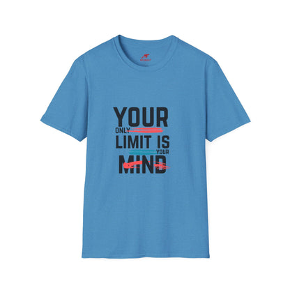 Inspirational Unisex Softstyle T-Shirt - 'Your Only Limit Is Your Mind'