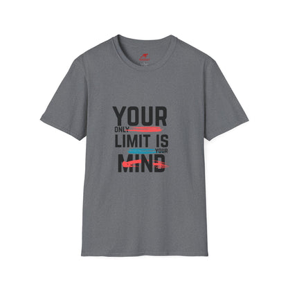 Inspirational Unisex Softstyle T-Shirt - 'Your Only Limit Is Your Mind'