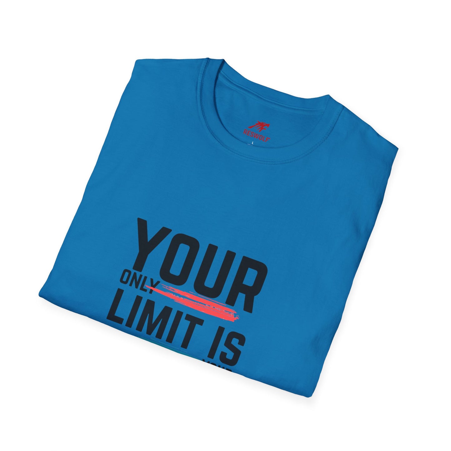 Inspirational Unisex Softstyle T-Shirt - 'Your Only Limit Is Your Mind'