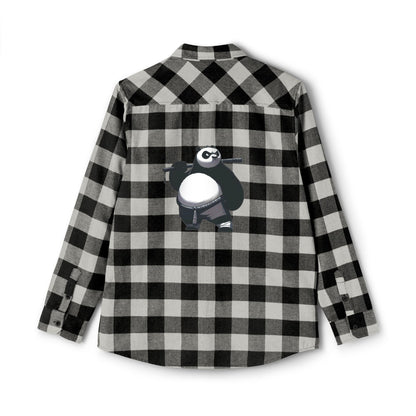 Cozy Unisex Flannel Shirt with Panda Design – Perfect for Casual Wear