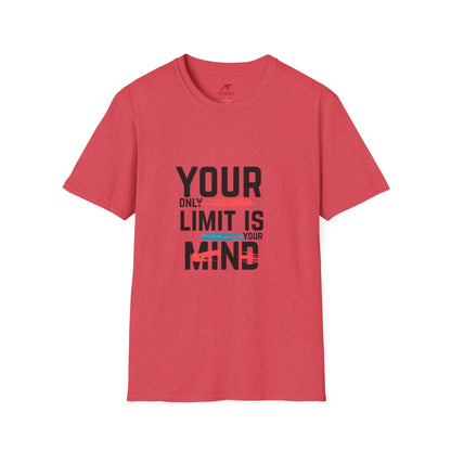 Inspirational Unisex Softstyle T-Shirt - 'Your Only Limit Is Your Mind'