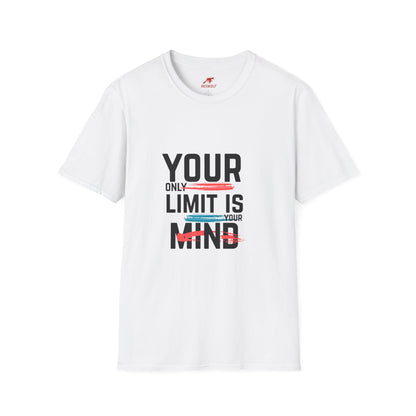 Inspirational Unisex Softstyle T-Shirt - 'Your Only Limit Is Your Mind'