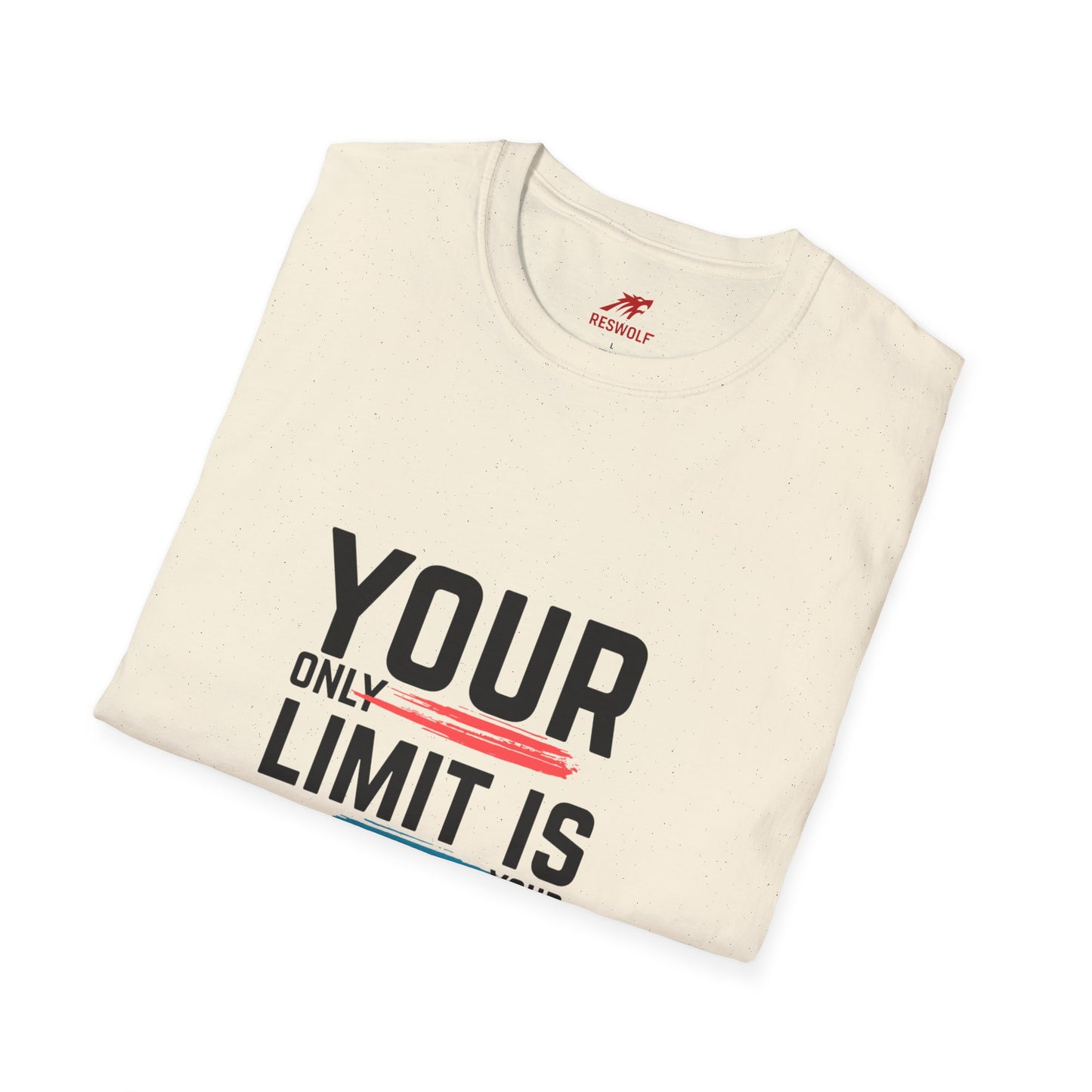Inspirational Unisex Softstyle T-Shirt - 'Your Only Limit Is Your Mind'