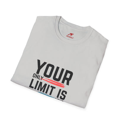 Inspirational Unisex Softstyle T-Shirt - 'Your Only Limit Is Your Mind'
